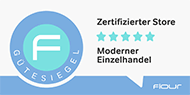 Gütesiegel Flour: Zertifizierter Store - 5 Sterne - Moderner Einzelhandel Gütesiegel Flour: Zertifizierter Store - 5 Sterne - Moderner Einzelhandel